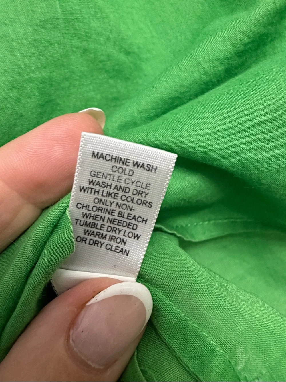 Banana Republic Bright Green Short-Sleeve Peasant Blouse